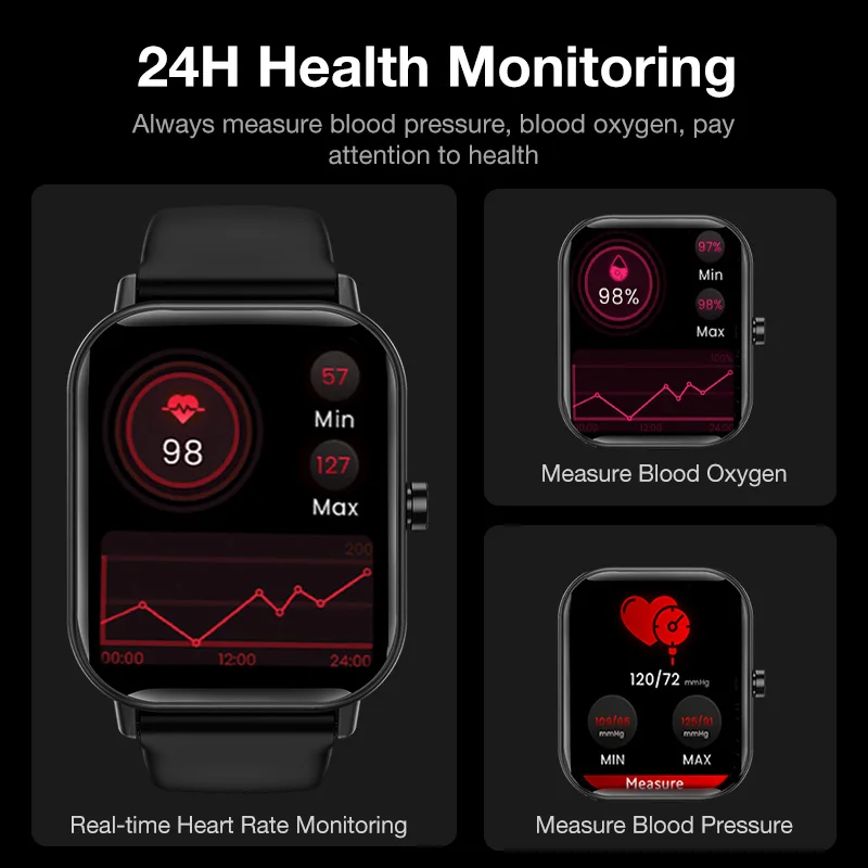 KHwatch GTS Man Watches 1.83"Large Screen Bluetooth Call Message Reminder  IP67 Sports Waterproof Watches For Boy Teen Man Kids