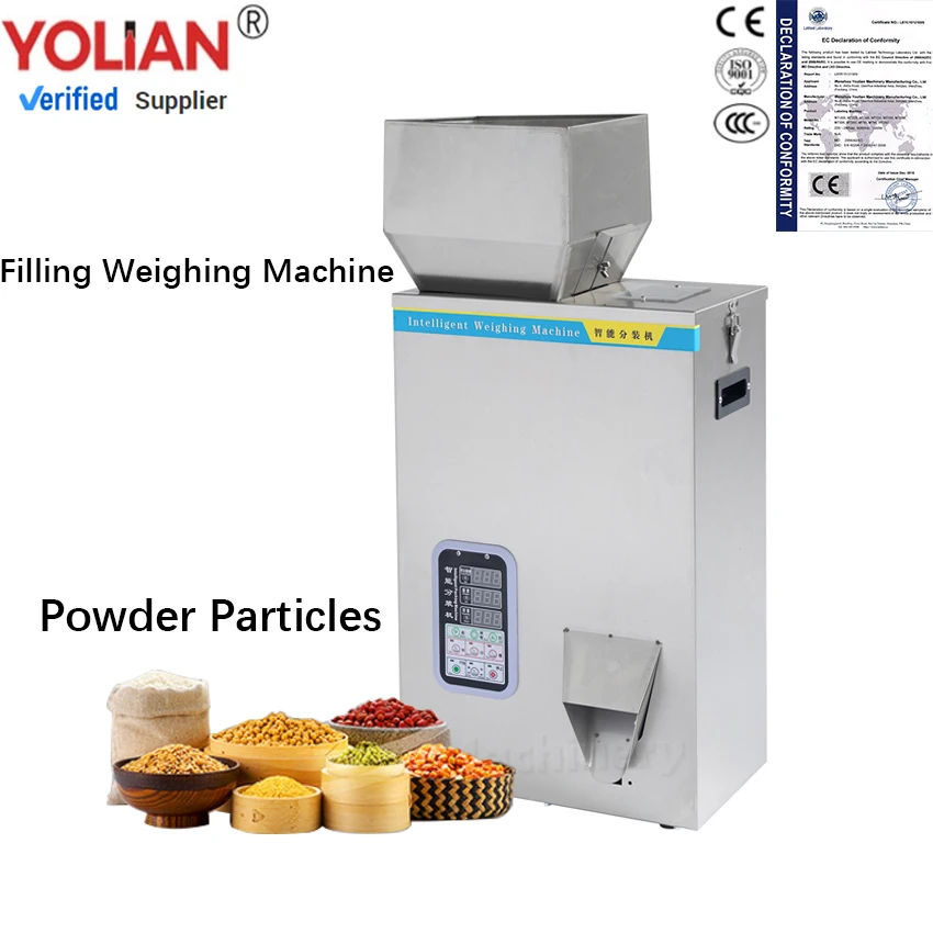 5-500g FZ 500 Powder Flour Granule Filling Weighing Machine Powder Spices Bean Coffee Beans Rice Grain Particle Sachet Tea Bag