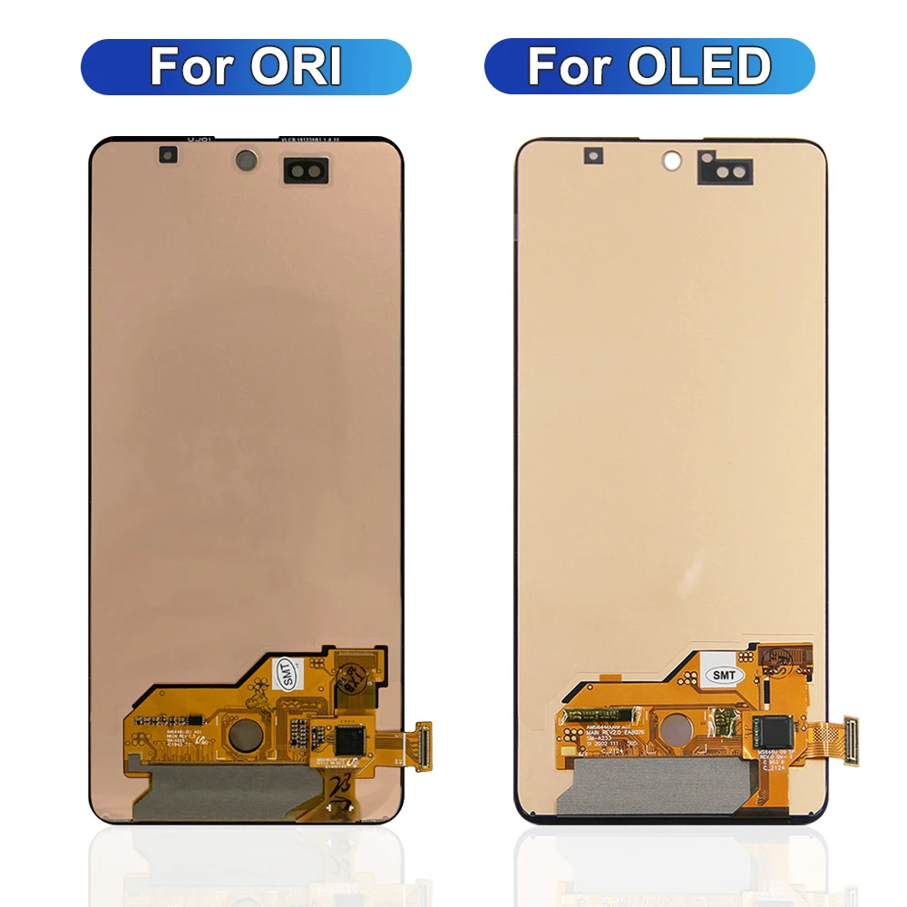 AMOLED For Ssamsung Galaxy A51 A515 LCD Display Screen Assembly A515F A515F/DSN A515F/DS +Frame TouchScreen Digitizer Replacemet