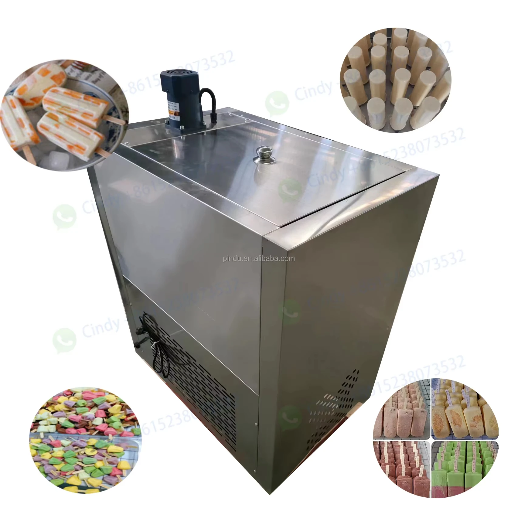 Cream Balls Food Processing 4 Moulds Ice Lolly Making Machine Popsicle Making Machine Ice Cream Ice Porridge Machine