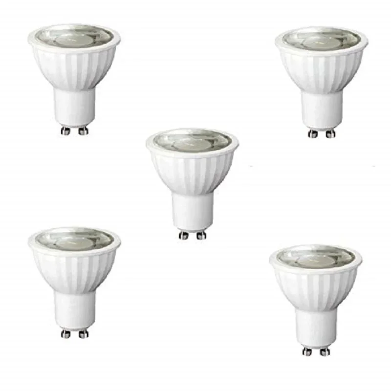 Bombilla led gu10 8w 220-240v 3000k 5 (pacote)