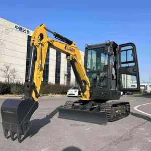 Mini -espadher 3,5 tấn nông nghiệp thương hiệu nhỏ Escavareira của Kubota Engine Me Bán hàng máy xúc Main Kubota Mini - 5