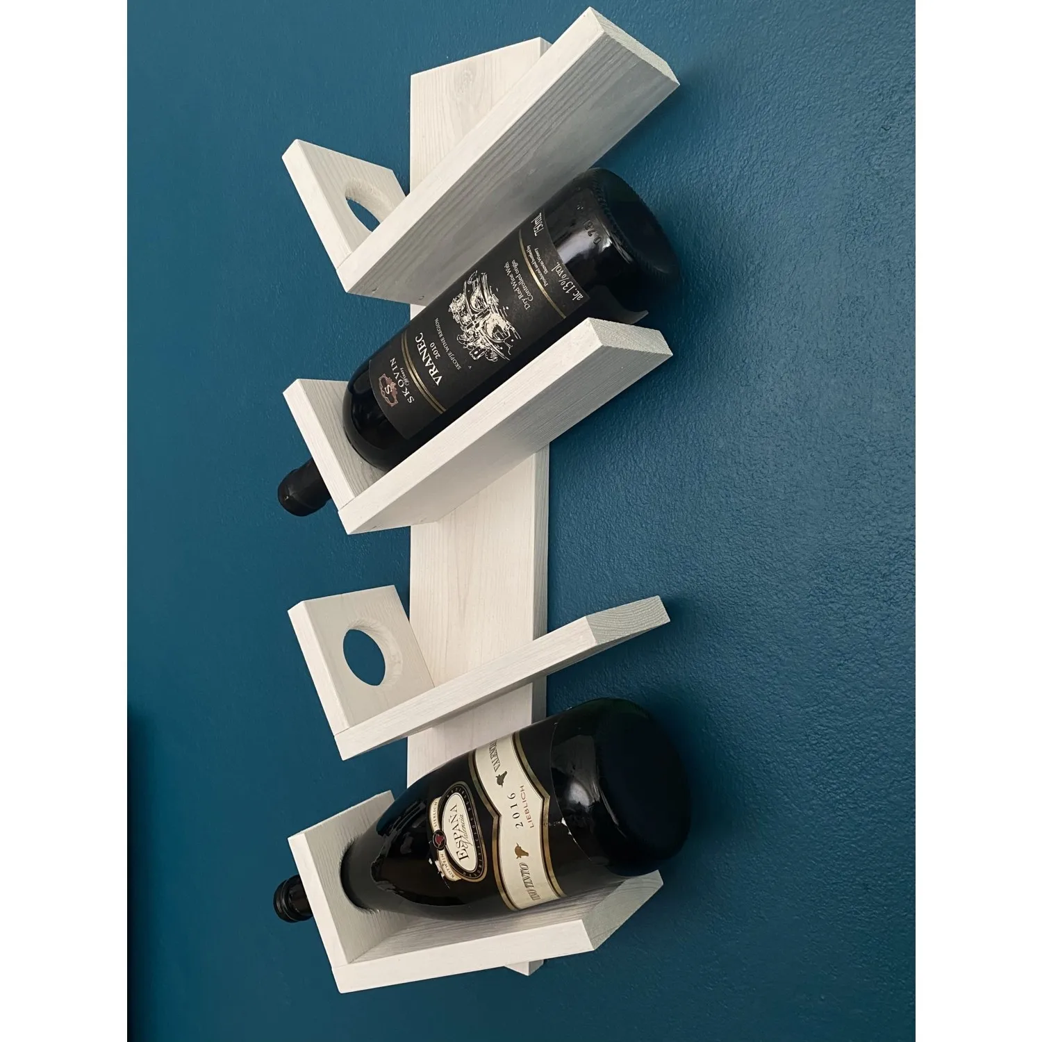 Natural Wood Vintage Wine Rack Wine Rack Retro Wooden Wine Rack Walnut