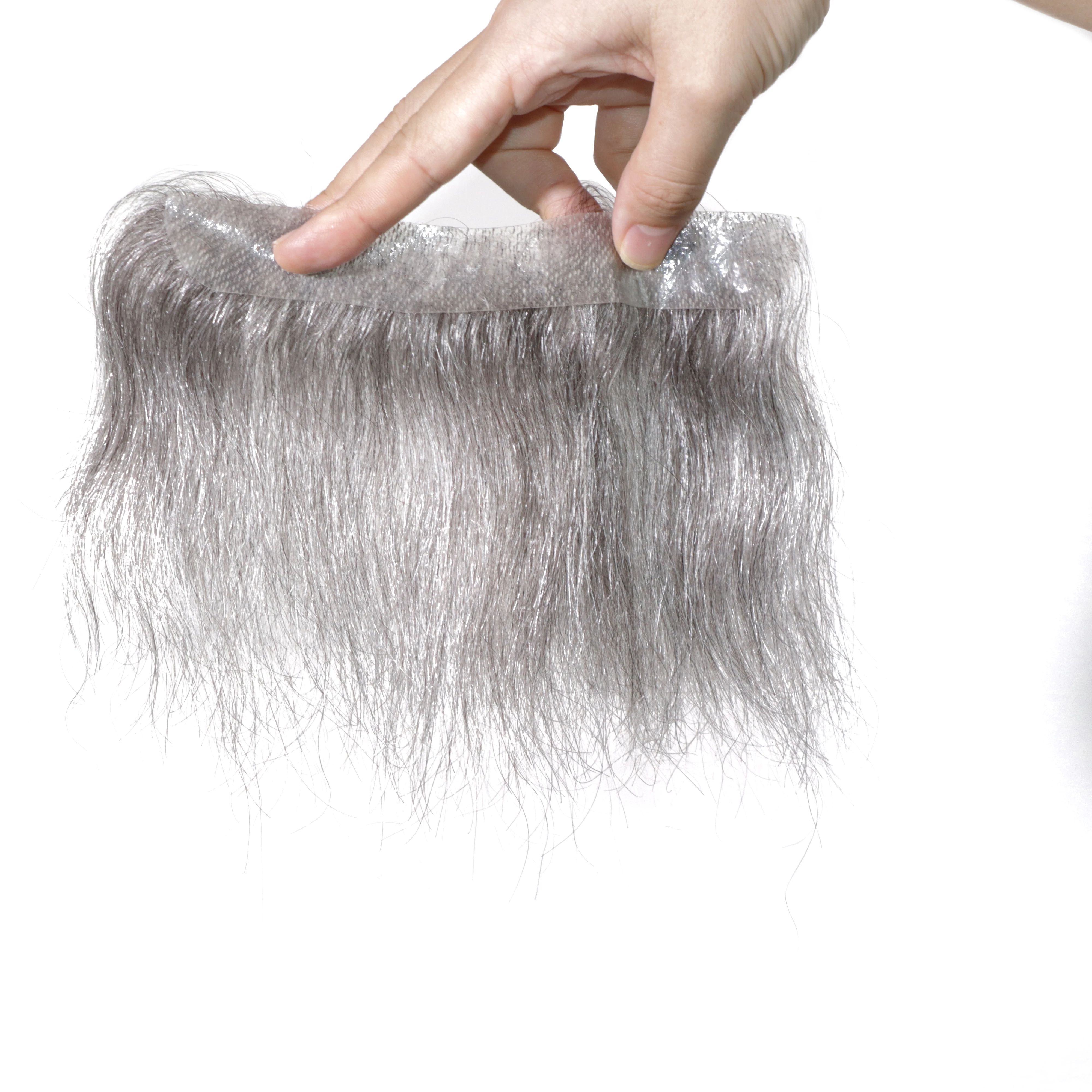 6 Inch Seamless Hairline Topper Natural Looking Forehead Fringe Invisible Edge Adhesive Hair Extension for Hairline Enhancer