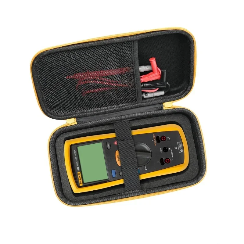 Twarde etui do FLUKE 1587 FC/1503/1507/1508/1577 i współpracuje z cyfrowym megaomomierzem Brymen BM869s Tester rezystancji izolacji — zdjęcie 2