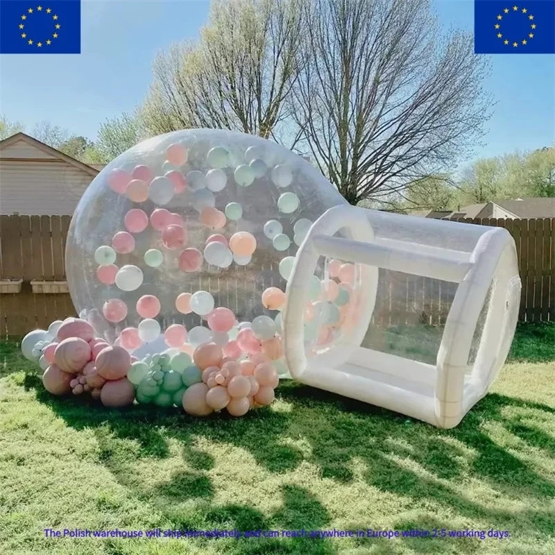 L'ultima casa delle bolle del 2025, e tenda gonfiabile trasparente. Perfetto per decorazioni accattivanti per eventi commerciali, marca pr