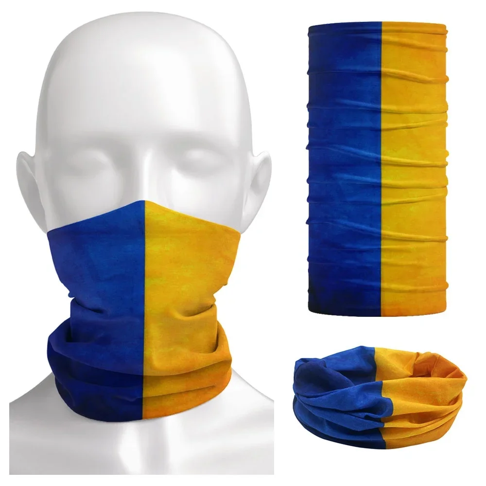 AliExpress Fandana Gear Ukraine Flag Bandana Summer Seamless Breathable Outdoor Sports Hiking Hunting Cycling Running Scarf Riding Face Mask Men Women
