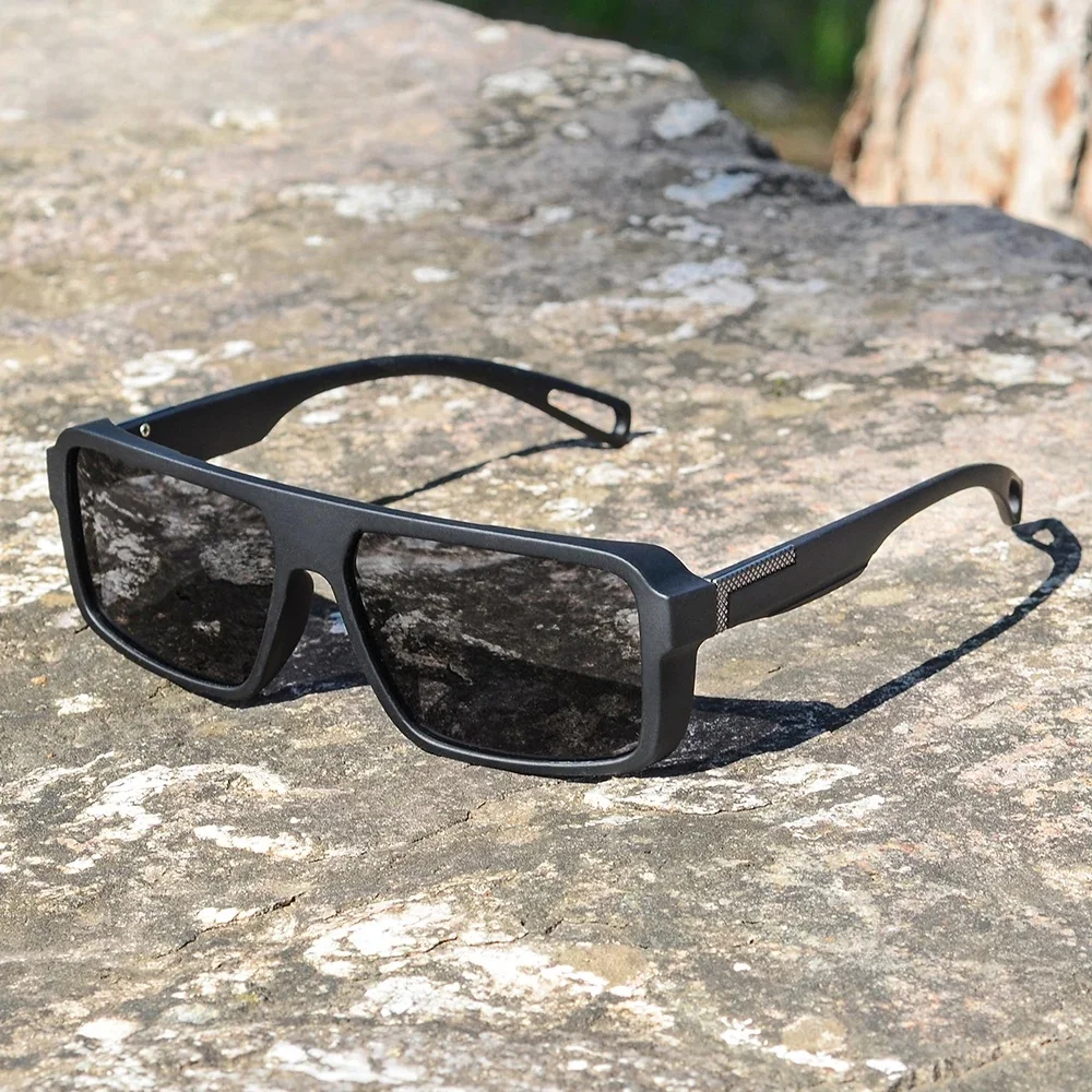 Okulary przeciwsłoneczne CRIXALIS Classics Square Polarized dla kobiet i mężczyzn, modne gogle w stylu vintage, sportowe okulary do jazdy samochodem, wędkowania, z ochroną UV. — zdjęcie 2