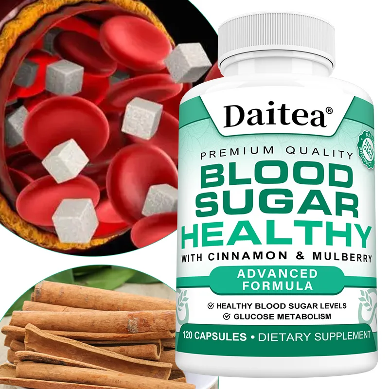 Blood Sugar Support Supplement - Support Normal Blood Sugar and Glucose Metabolism - All Natural Herbal Supplements