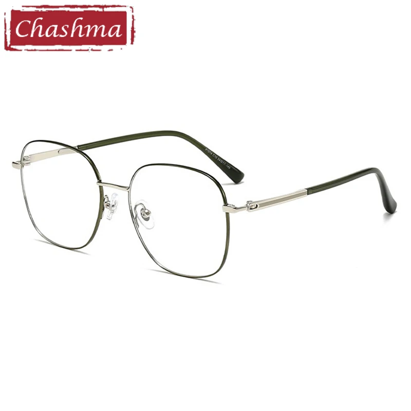 

Chashma Prescription Glasses Square Fashion Alloy Men Women Optical Eyewear Spectacles For Recipe Myopia Eyeglasses Frames