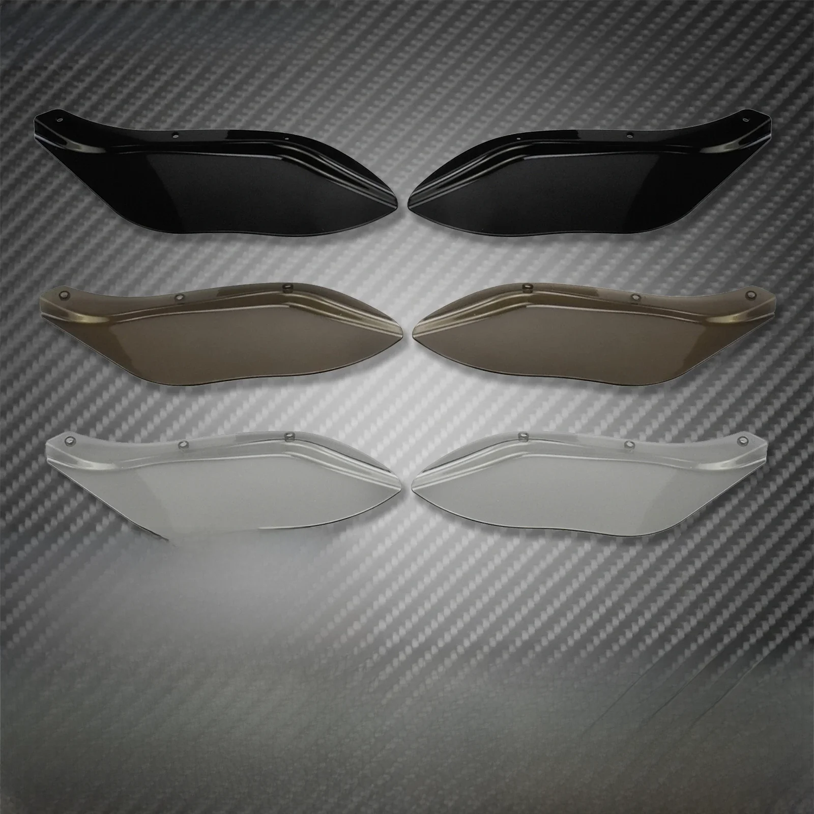 Motocykl Batwing deflektor powietrza Fairing boczna szyba przednia plastikowa dla Harley Touring przemieszczanie się po ulicy Road King Electra FLHX 96-2013 — zdjęcie 2
