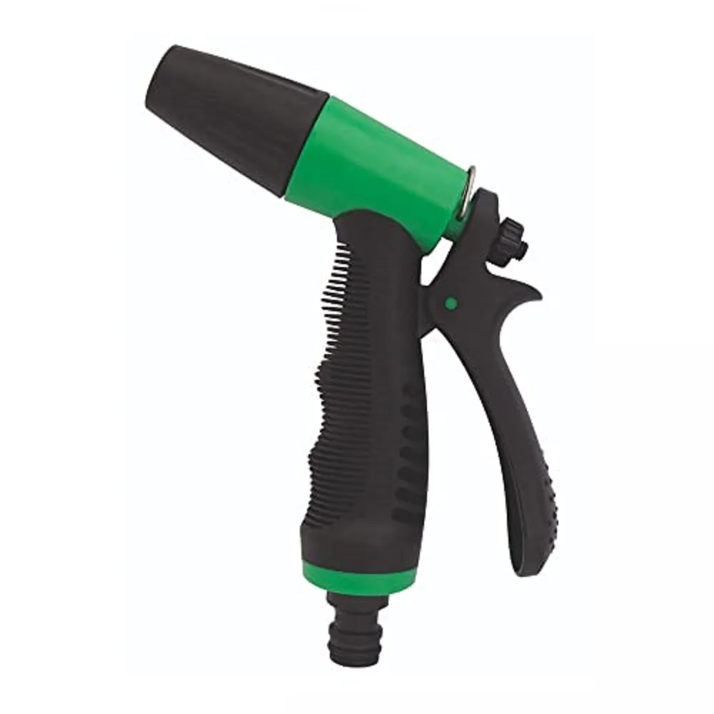 Adjustable plastic spray gun of 2 functions.