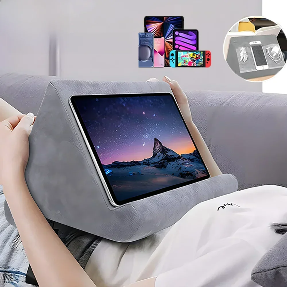 Uchwyt na tablet i telefon Wielofunkcyjna poduszka odpowiednia do iPada Uchwyt na tablet Akcesoria do telefonu komórkowego Uchwyt na gąbkę — zdjęcie 2