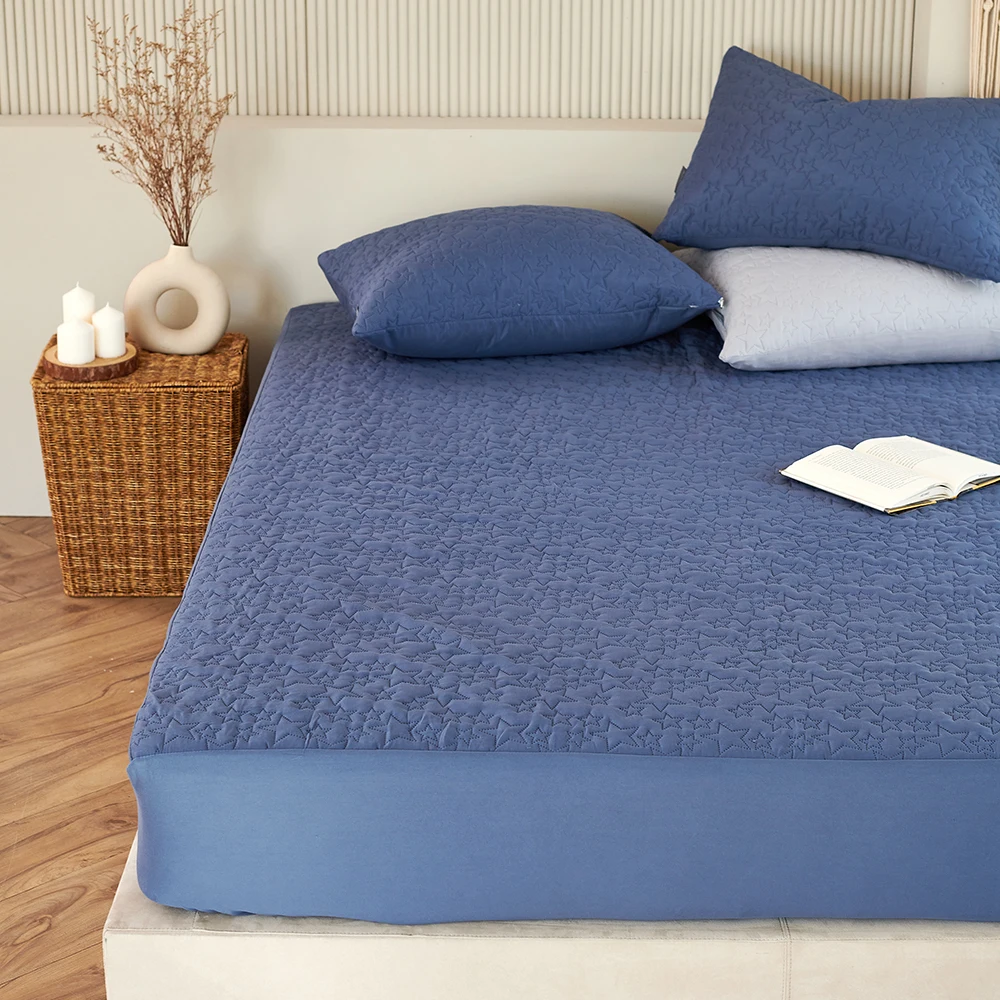 غطاء مرتبة مبطن مريح للفصول الأربعة من Desinew مضاد للبكتيريا مقاس S، Ss، Q 6 ألوان #5