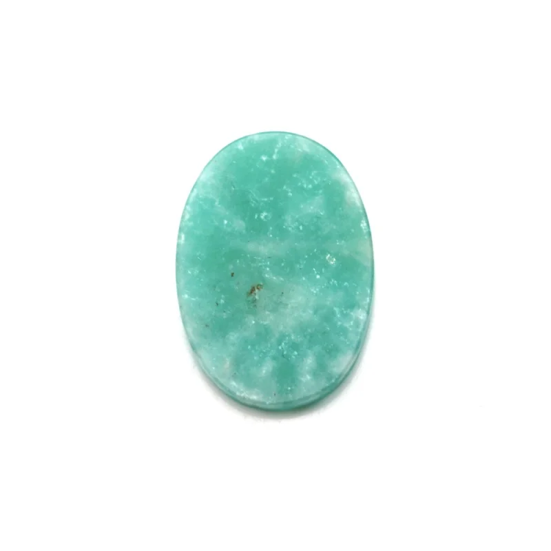 5pcs Peru Amazonite Cabochon Cab Flat Oval 10x14mm Genuine Natural Stone For Jewelry Making Craft DIY Earrings Ring Pendant