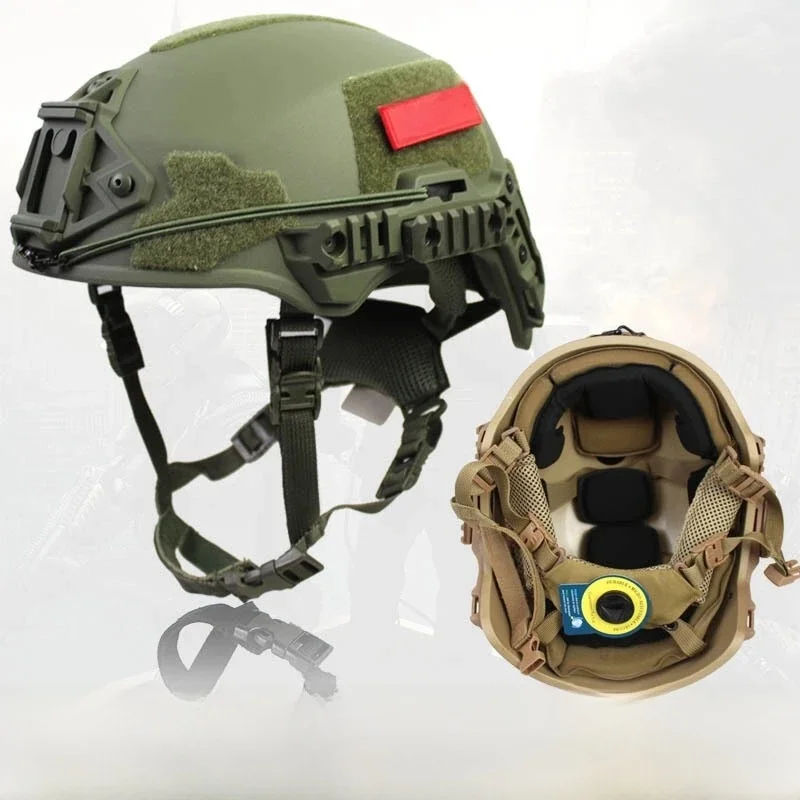 AliExpress NONE Wendy Helmet 3.0 Thickened Tactical Airgun Safety Ballistic Helmet Adjustable Outdoor Hunting Sports Cycling Helmet Equipment