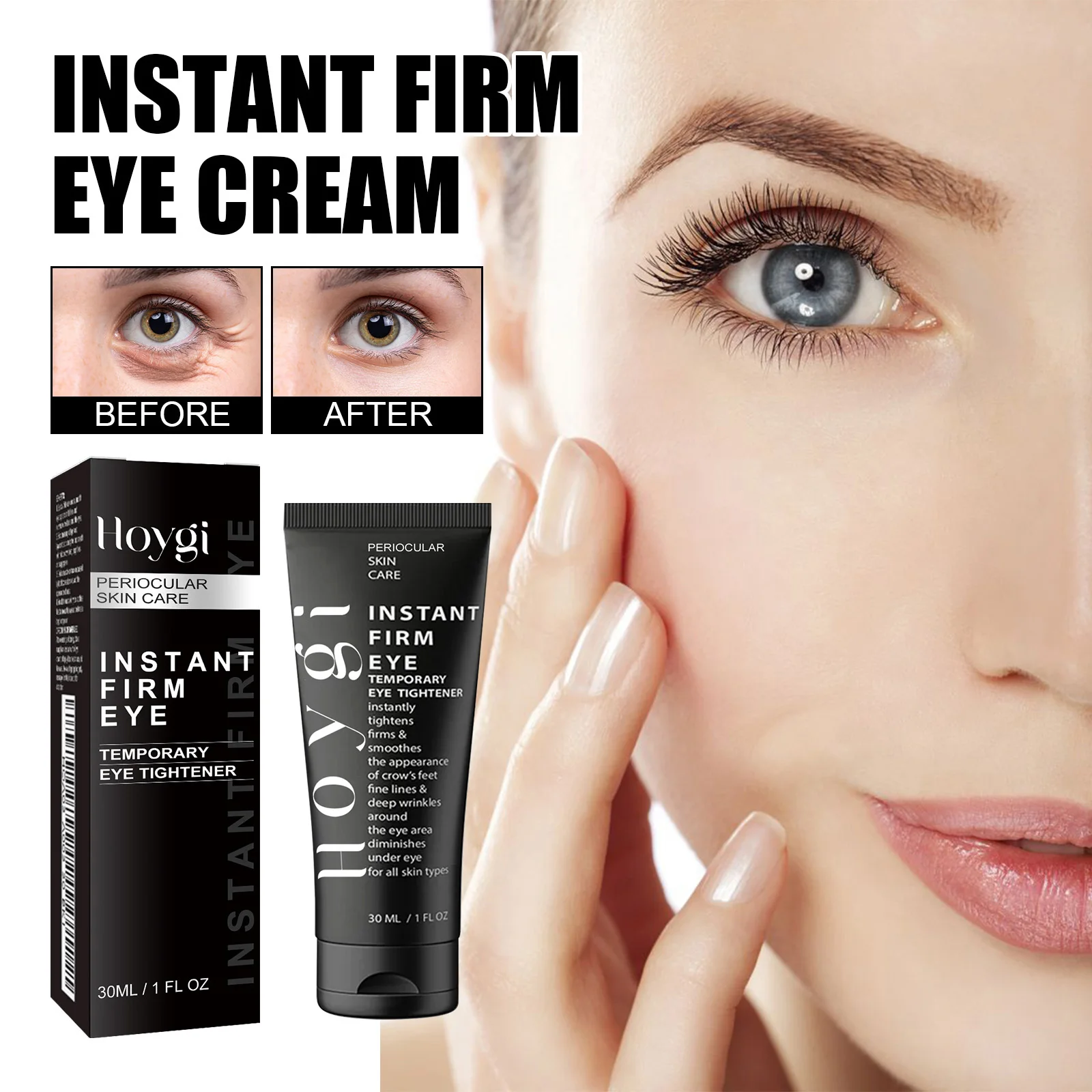

Hoygi Collagen Eye Cream Reduce Dark Eye Circles Remove Wrinkle Fade Fine Line Anti-aging Firming Lifting Moisturizing Eye Cream