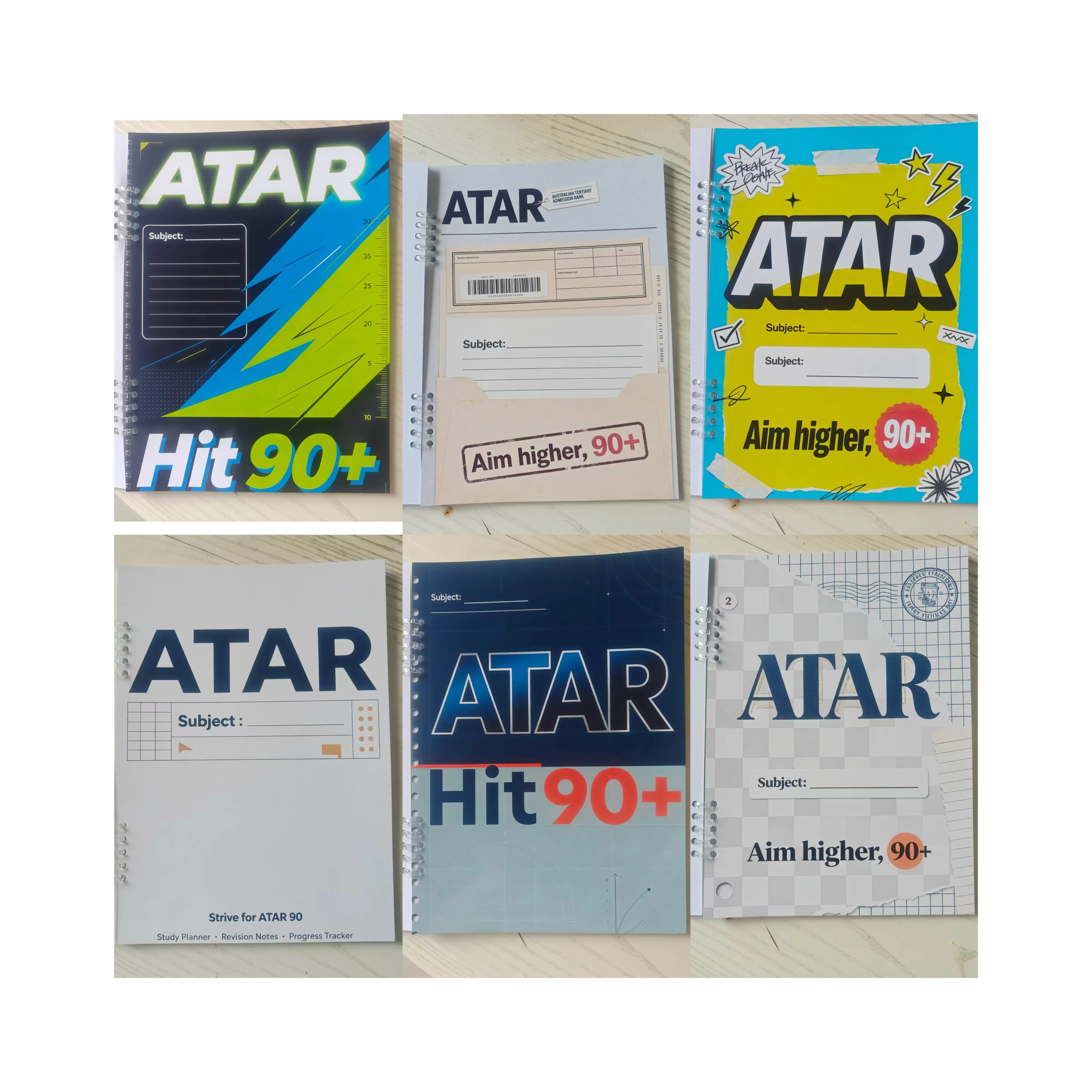 New Design notebook binder cover ATAR A-Level AP IB GCSE A4 Binder Cover Exercise Book cover School Supplies