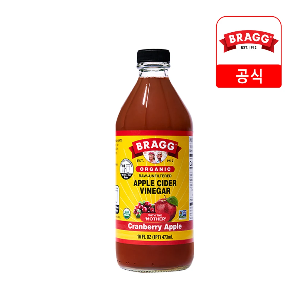 Bragg apple vinegar cranberry apple 473ml 1 part Organic Apple Cy da Beinger Ae Saby Bragg