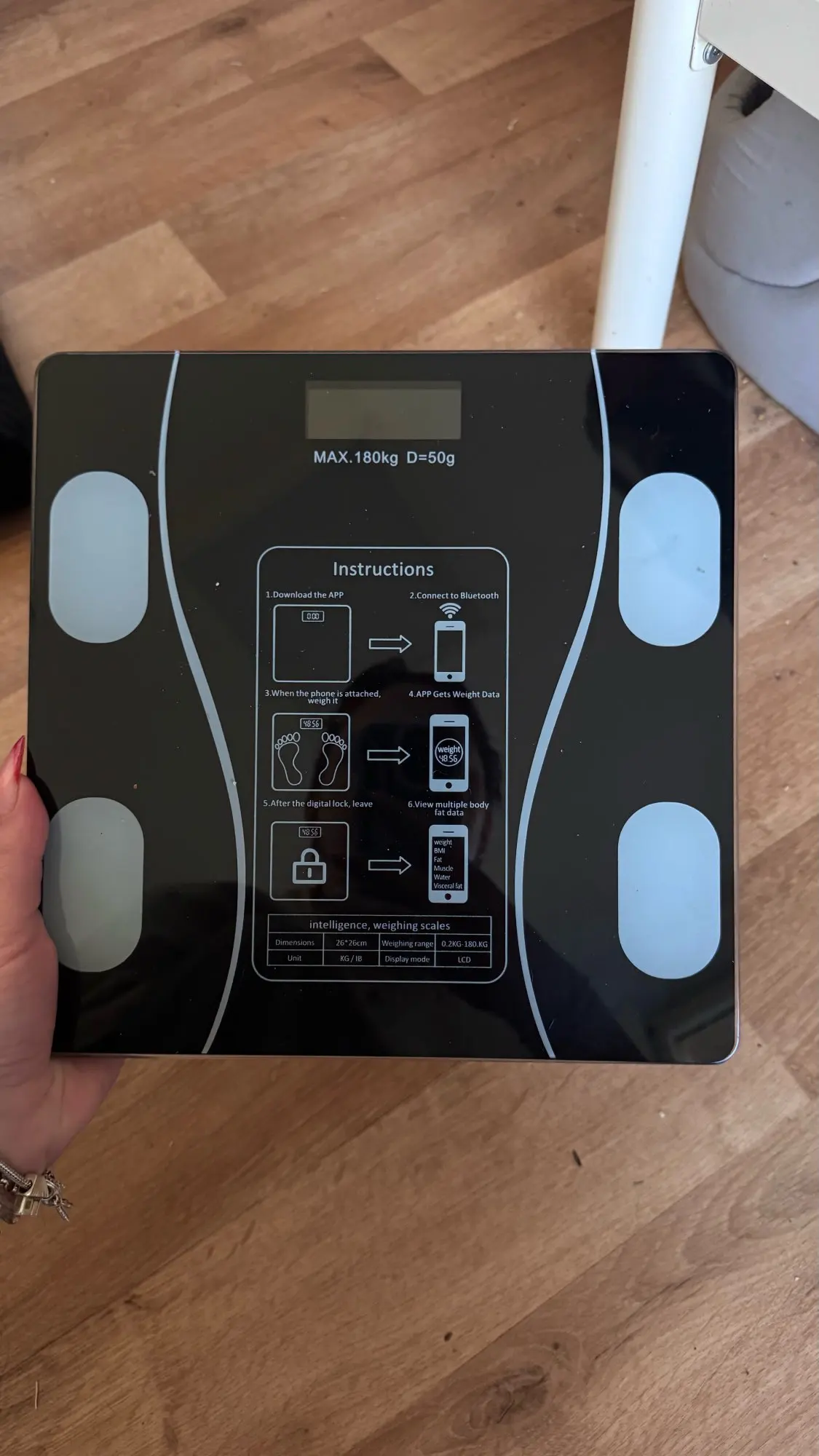 USB Intelligent Precise Body Fat Scale Small Electronic Weighing Scale Home Digital Scale Accurate Body Weight Fat Measurement