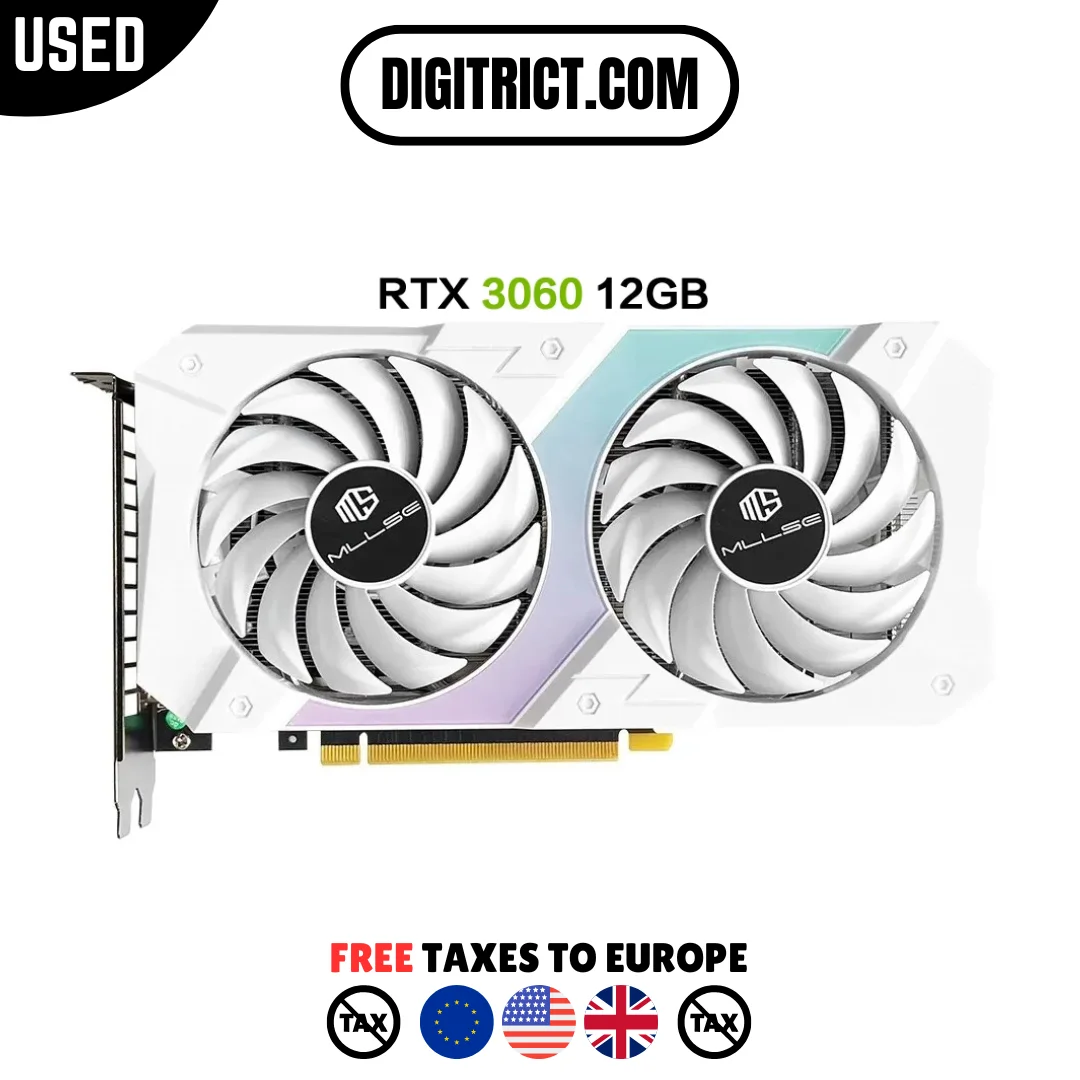 USED RTX 3060 12GB Graphics Card GDDR6 192Bit PCI Express 4.0 ×16 8Pin NVIDIA GPU Rtx 3060 Gaming Video Card Placa De Video