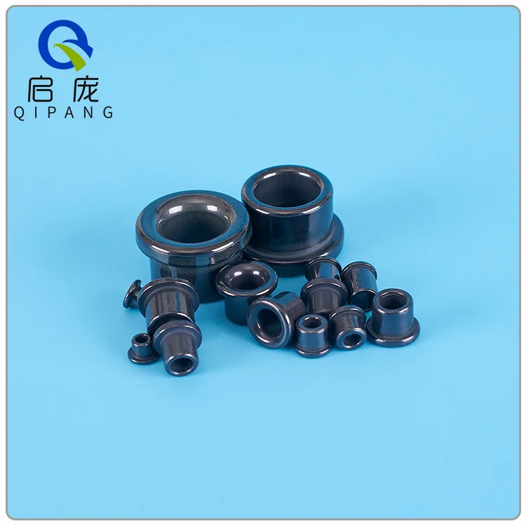 Imagem -02 - Óxido de Titânio Cerâmica Olho Têxtil Máquina de Enrolamento Resistente ao Desgaste do Grânulo de Porcelana 6.4x6.8x4 Resistente ao Desgaste do Grânulo Magnético 10 Pcs