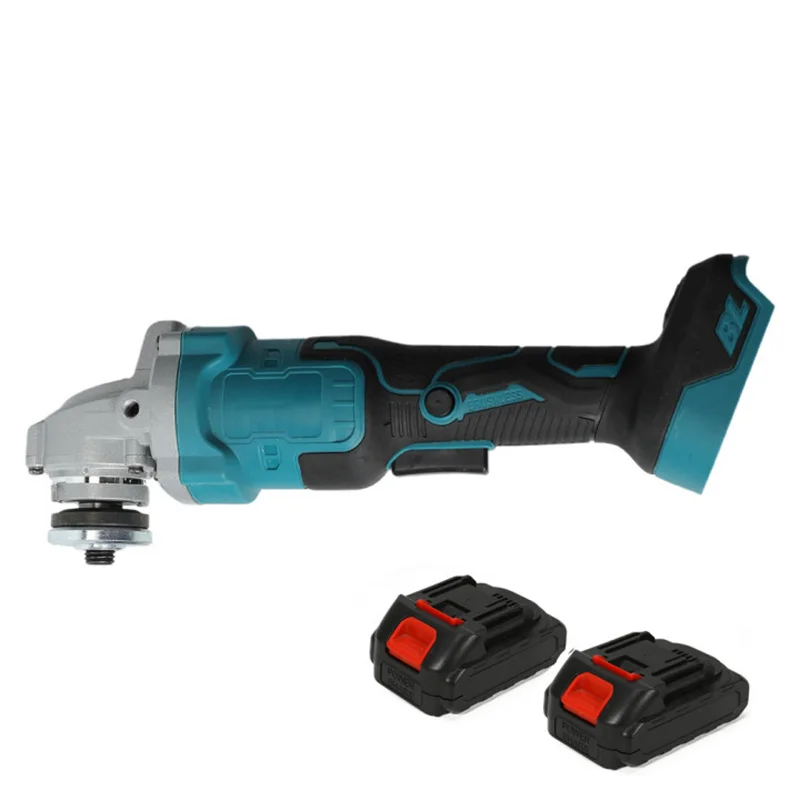 Bromose 125MM Borstelloze Elektrische Haakse Slijper 3 Snelheden Draadloze Slijpmachine Snijmachine Houtbewerking Elektrisch Gereedschap voor 18V Batterij