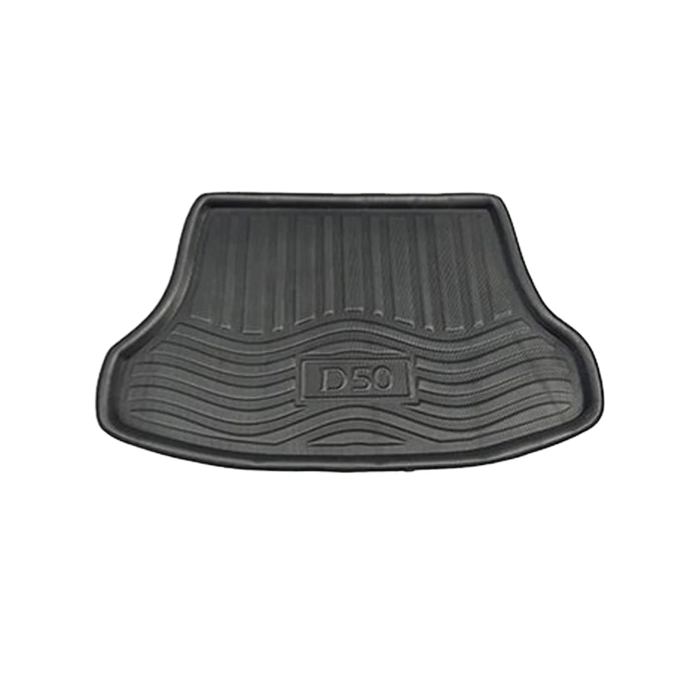 Rear Trunk Mat for Nissan Tiida C11 Latio Versa Sedan 2004~2010 Custom Tray Floor Pad Boot Carg Liner Carpet Cover Accessories