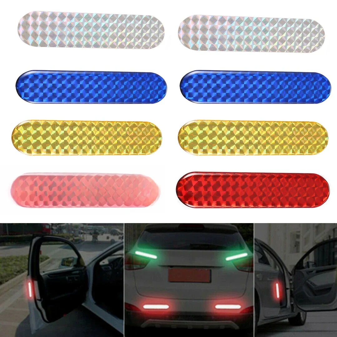AliExpress Car Reflective Sticker Car Door Safety Warning Mark Reflector Tape Strips Auto Motorcycle Bike Reflector Stickers