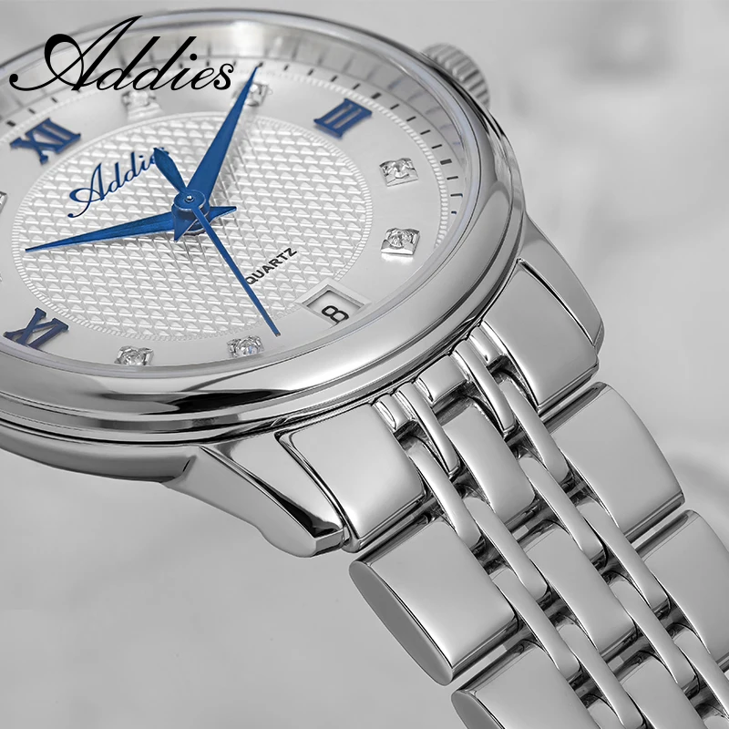 ADDIES Sapphire Crystal Women Watch 31mm Japan Quartz 316L Stainless Steel Wristwatch 50m Waterproof Business Woman Watch Gift