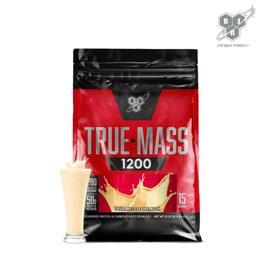 BSN True Mass 1200 4.65kg vanilla (15 serving) / Whey Protein Isolate Gainer WPI supplement Protein shake bulk-up Mass gainer