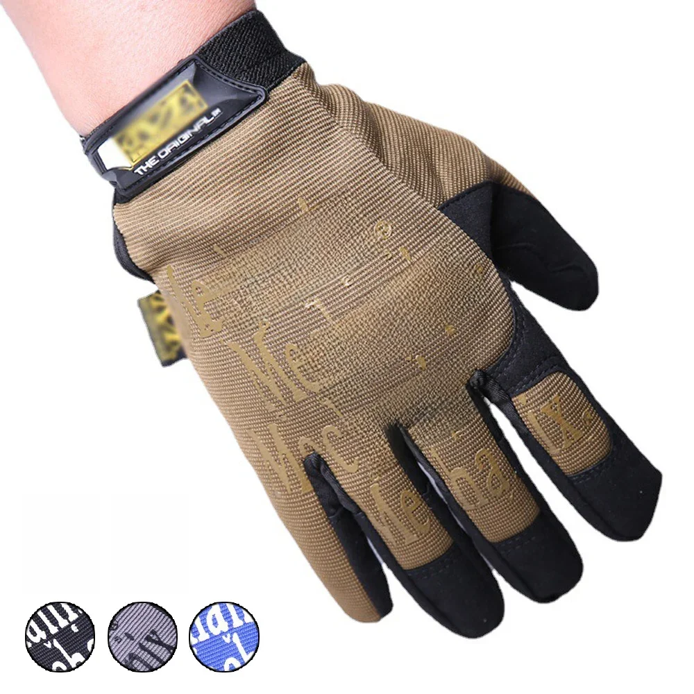 AliExpress Full Finger Wear-resistant Gloves for Men Women Soft Gloves Outdoor Sports Hiking Workout Cycling