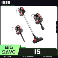 INSE Handheld Bagless Vacuum Cleaner, Corded Electric Broom Vacuum Cleaner, 600W 18Kpa Strong Suction, 1L Large Capacity, 75 dB