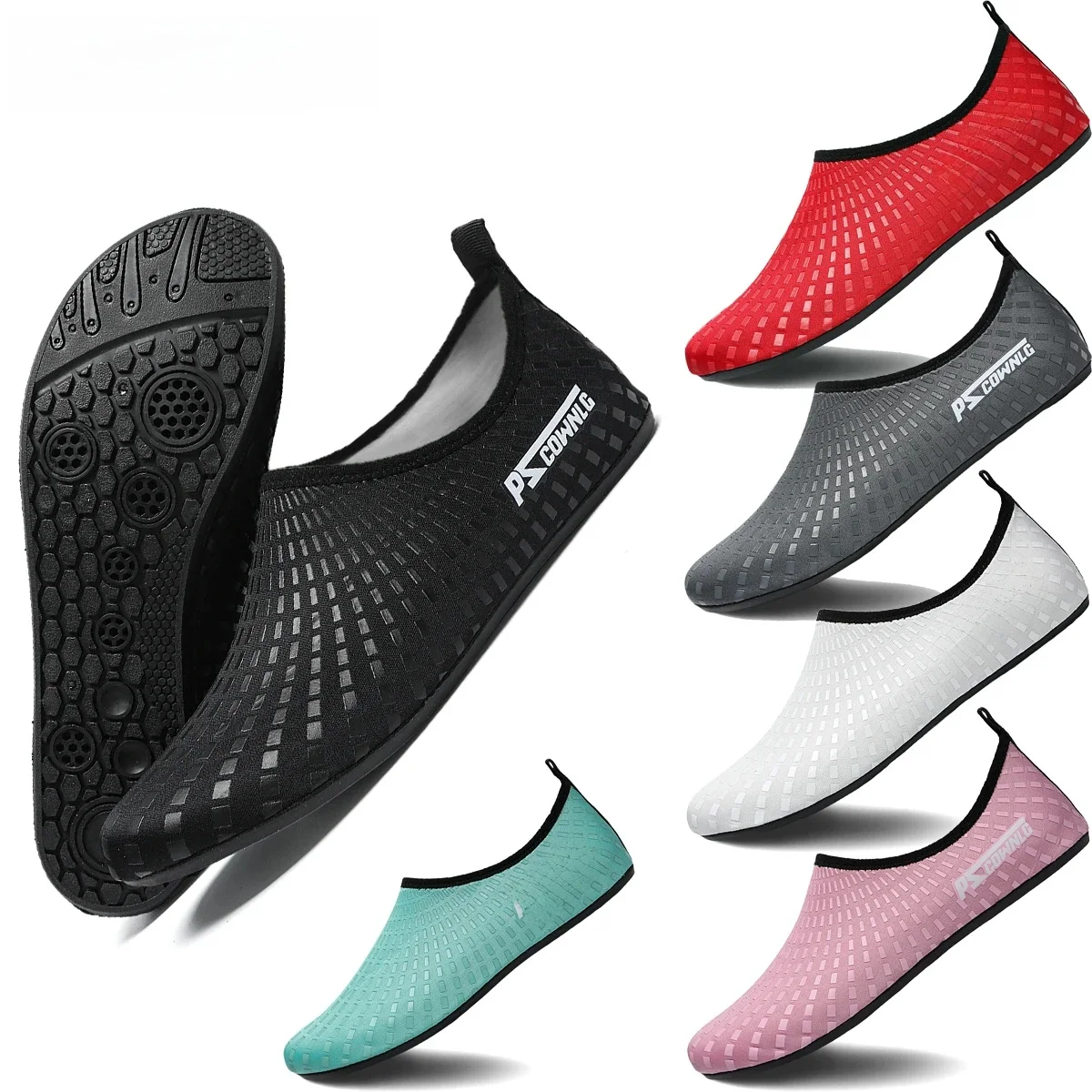 Duikschoenen Dames Aqua Schoenen Heren Strand Zwemmen Watersport Sokken Barefoot Sneaker Fitness Dans Zwemmen Surfen Snorkelschoen - afbeelding 2