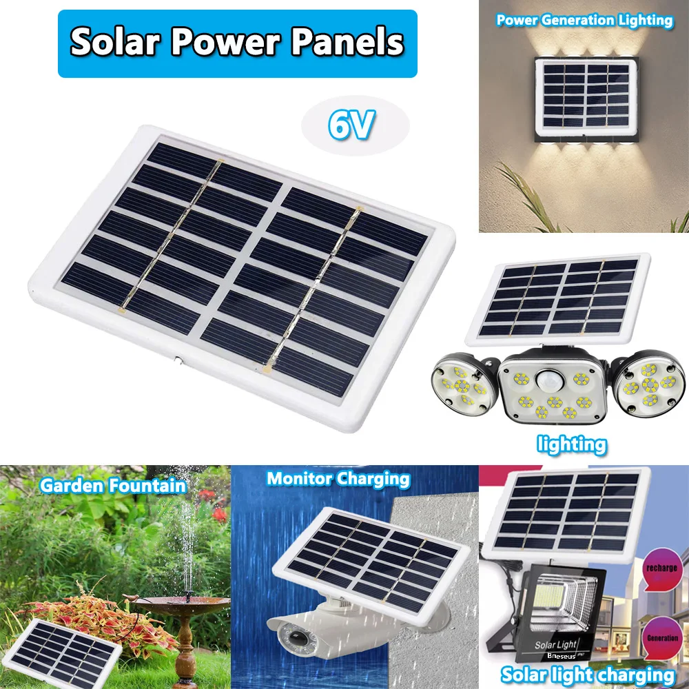 6V Solar Panel Micro USB interface 3m line，For household lights, electric fans and other small power electrical appliances