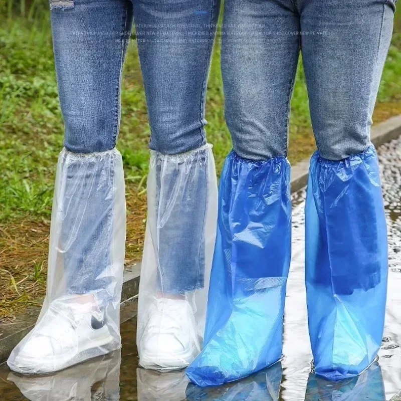Wegwerp regenoverschoen Waterdicht en antislip Kunststof Buiten Verdikt Slijtvast Isolatie Voetovertrek Regenbestendig - afbeelding 2