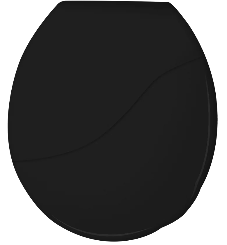 Sanitary Seat Plus Bellart Black With Dimension: 449,2X385,3X41,5mm Durín