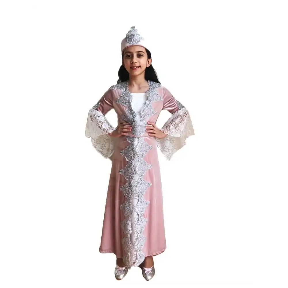 BINDALLI KAFTAN MODELS 4 PIECE CHILD BINDALLI KINA DRESS MIRA red abaya set girl birtday gift special day henna girl mavlüd