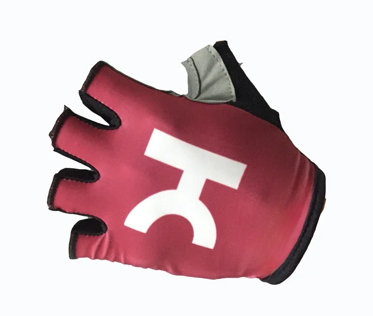 AliExpress NONE 2018 KATUSHA ALPECIN Team One Pair Sports Half Finger Cycling Jersey Gloves MTB Road Mountain Bike Bicycle Gel Gloves