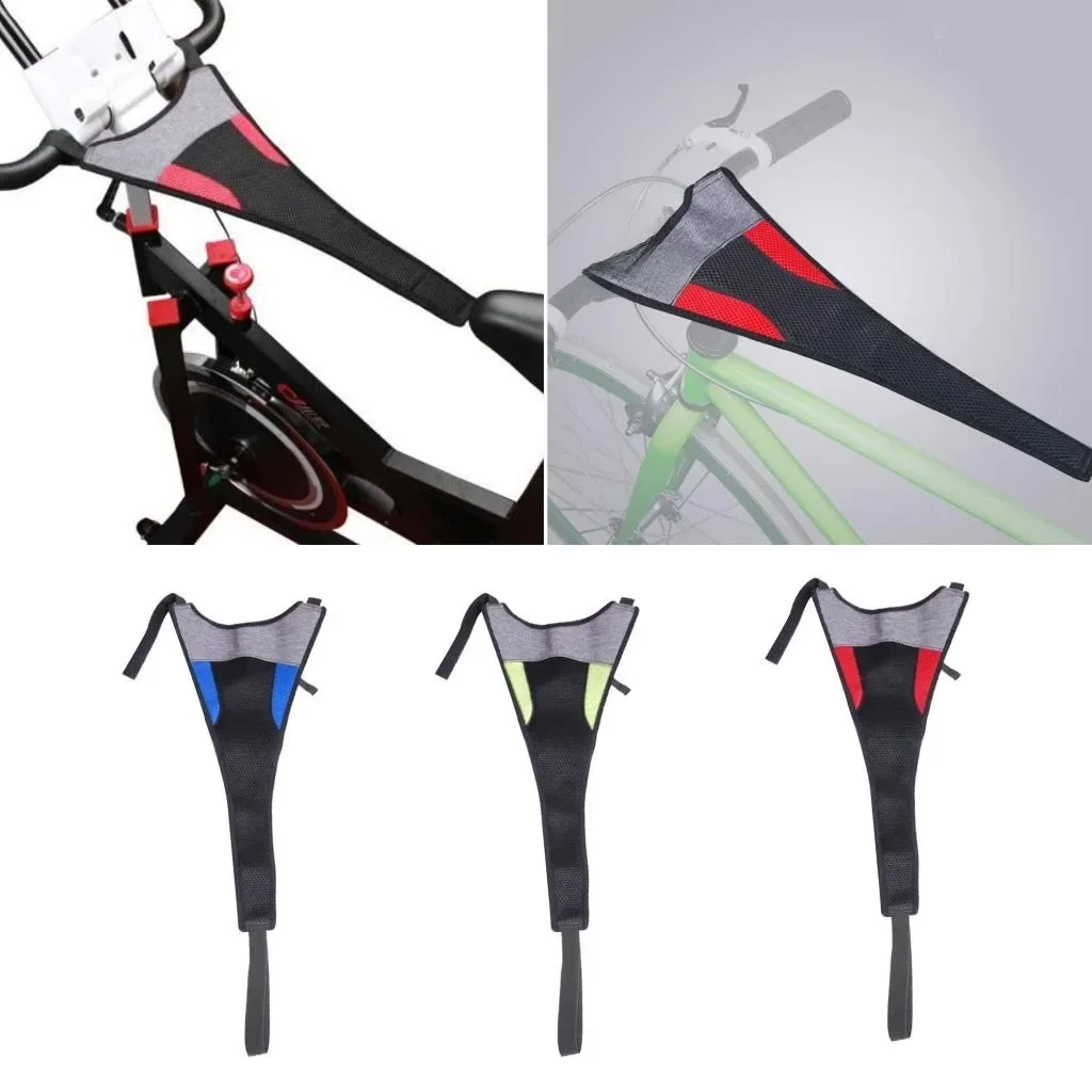 AliExpress OIMG Indoor MTB Bike Trainer Frame Bicycle Sweat Cover Guard Net Catcher Absorbs Sweat Strap Protection