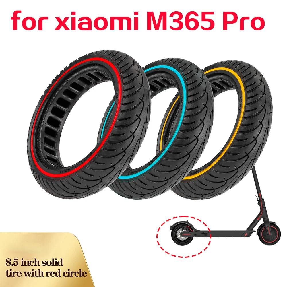 

8,5-дюймовые сотовые твердые шины для электрического скутера Xiaomi M365 Pro, обновленные износостойкие взрывозащищенные демпфирующие бесшумные шины