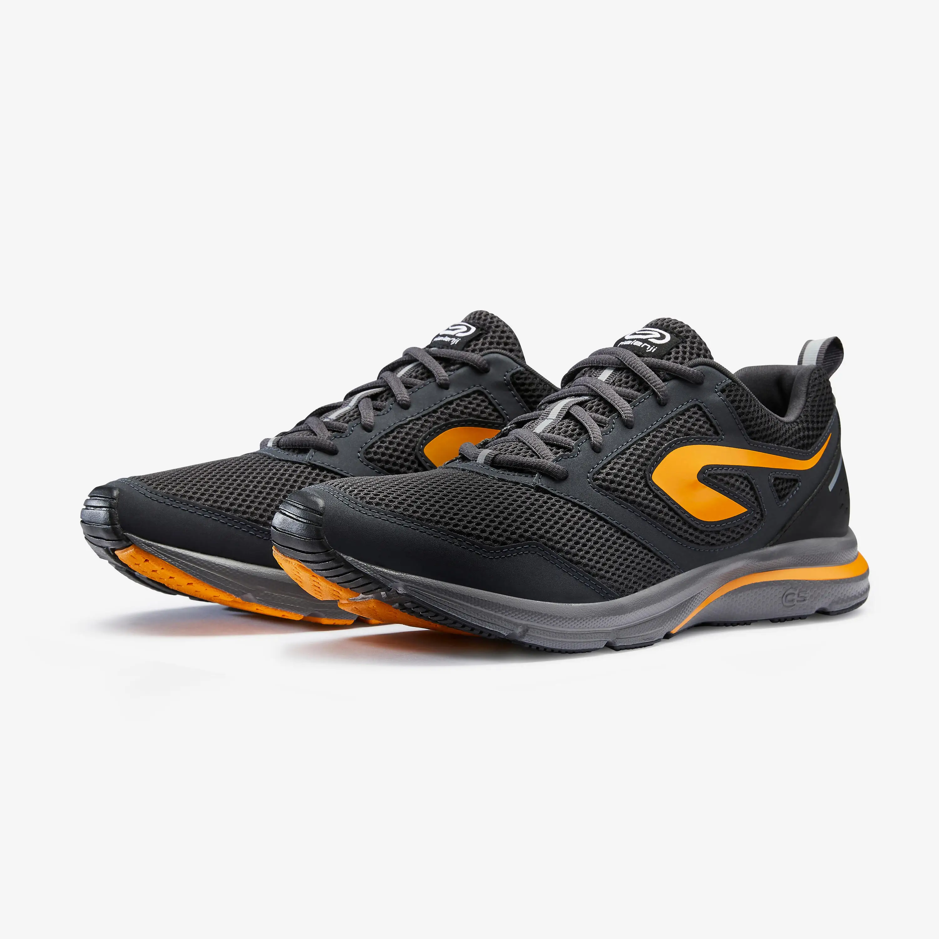 Chaussures de Course Homme-Noir/Orange-Running Good Performance