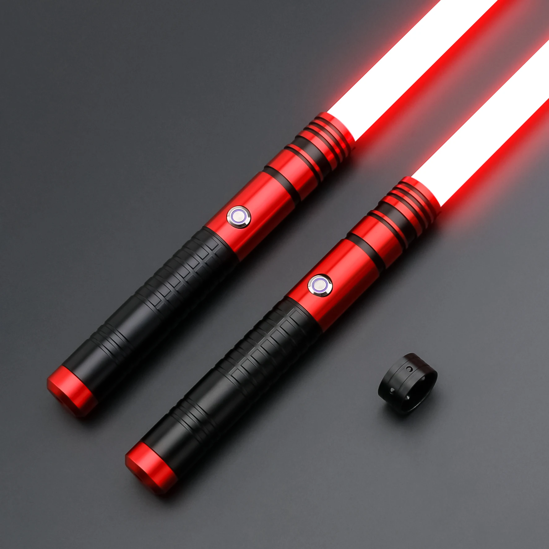 TXQ Lichtschwert RGB NEUES JAHR NEO PIXEL 12 Farben Kampf Schweres Duell Jedi Säbel Schwert Blaster Leuchtendes Spielzeug Laser Cosplay