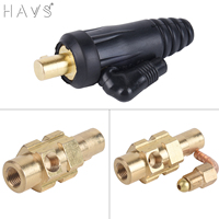 Dinse 35-50 TIG torch plug with argon fitting Fit WP9 & WP17 series LDT-917F