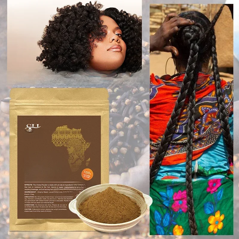 Afrika Chad Chebe Pulver 100% Natürliche Super Schnelle Nachwachsen Der Haare Anti Haar Brechen