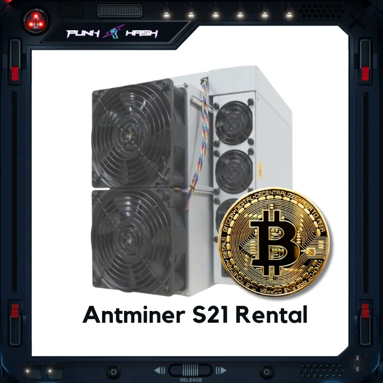 Wynajem ASIC Miner Bitmain Antminer BTC Miner S21 200Th/s Hashrate 3500W ASIC BTC BCH Miner S19 Pro Hydro Bitcoin Miner