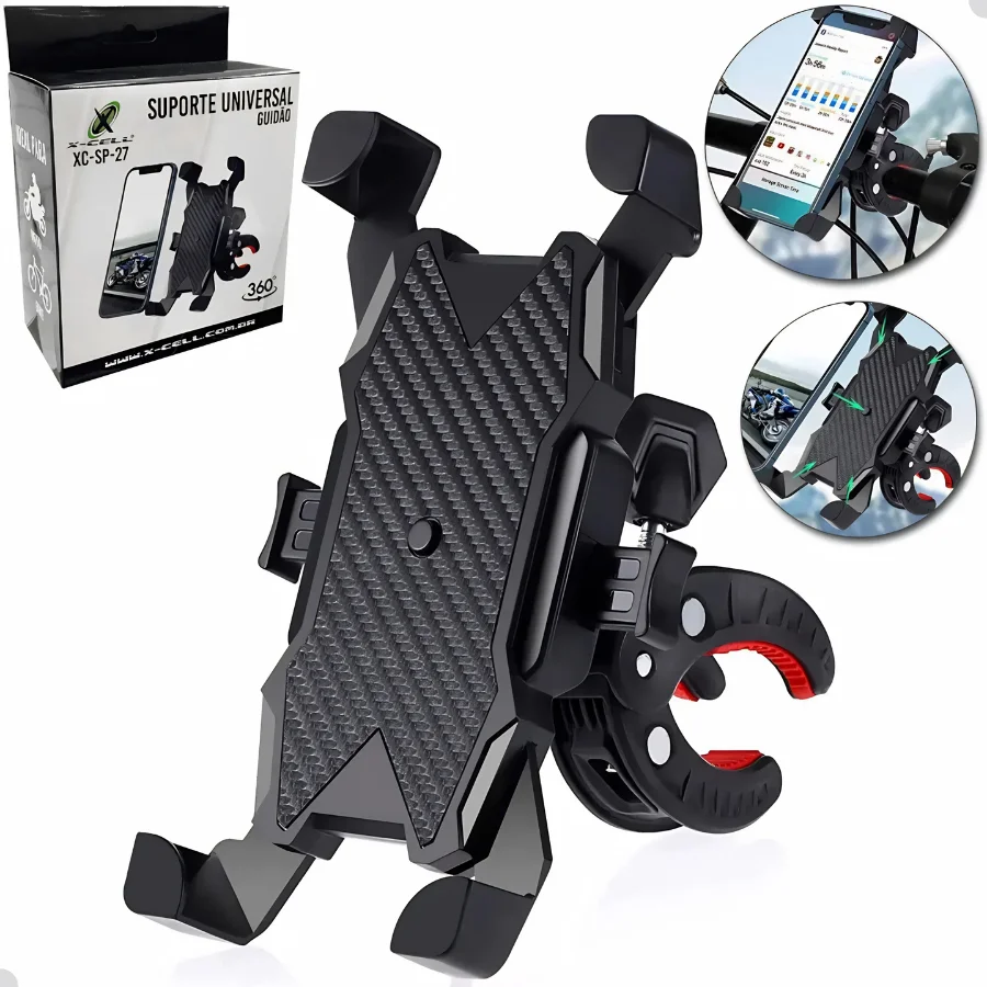 Universal Bike Mobile Phone Holder Claw X Gps Handlebar Black Color
