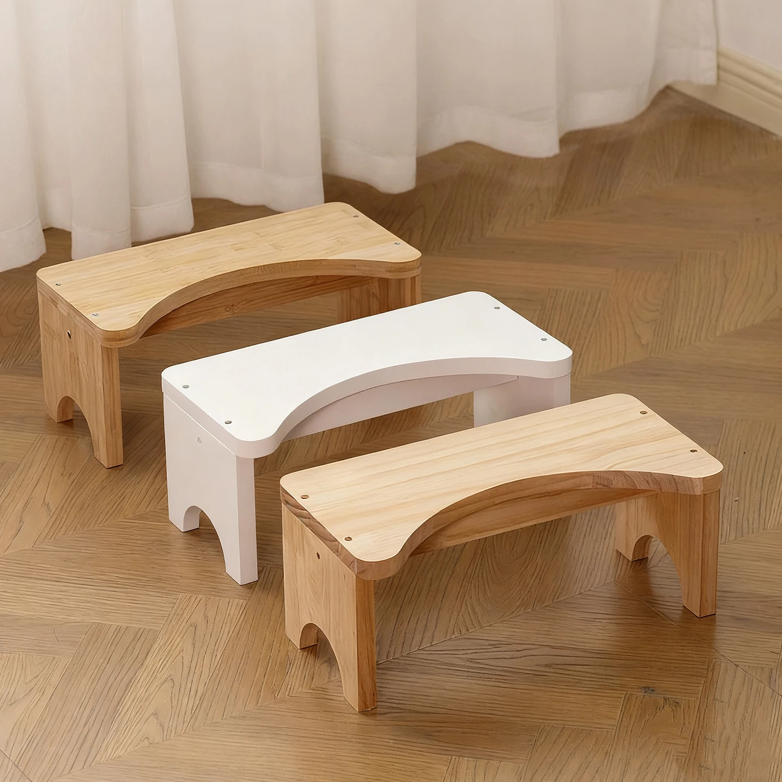 

Табурет для унитаза из цельного дерева, многофункциональная подставка для ног для беременных женщин и пожилых людей, табурет для ванной комнаты, табурет для унитаза, горшок