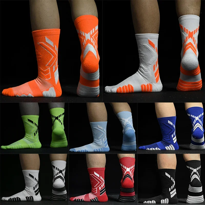 AliExpress Professional Basketball 2024 socks Sport Brand High Socks Breathable quality Road Bicycle Socks Men