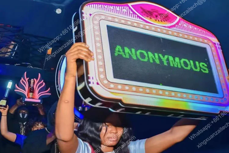 Apresentador Garrafa LED para Boate, 6 Molde